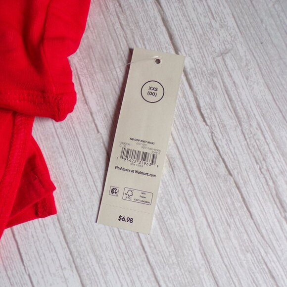 2-Pack No Boundaries Knit Maxi Skirt in Just Red and Sea Turtle, XXS - Picture 4 of 9